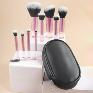 O1CN01YldXbA26fcRXJCxzW_!!6000000007689-0-cib 10-Piece Mini Makeup Brush Set-black