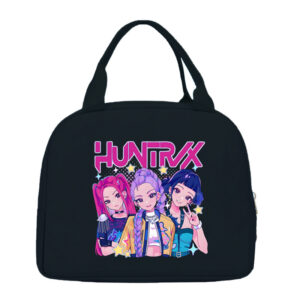 O1CN01ZMreOn1YEsNm50vx6_!!6000000003028-0-cib Kpop Demon Hunters Lunchbag-Black 3