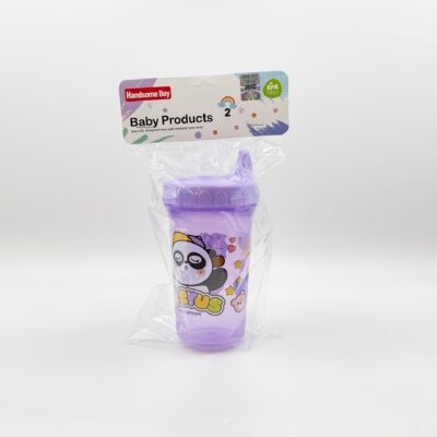 O1CN01ZlZxUW1bsfdefveBN_!!6000000003521-0-cib 300ml Large Capacity Baby Sippy Cup with Lid-purple
