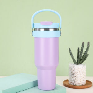 40oz Stainless Steel Insulated Mug-Purple