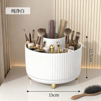 O1CN01dMdq7o1g3RQyrstxb_!!6000000004086-0-cib 360° Makeup Brush Holder- white