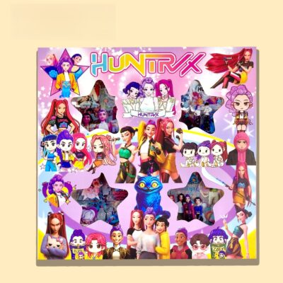 DIY Decorative Stickers-Demon Hunter Girl Group Box Sticker - Style A