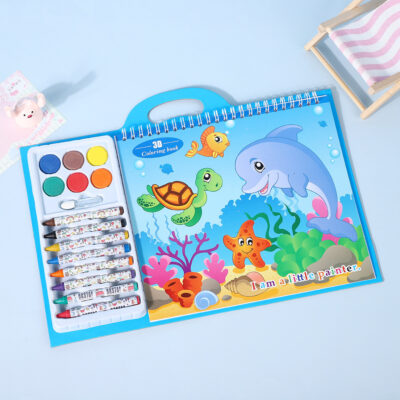 Children's Coloring Book-Ocean World