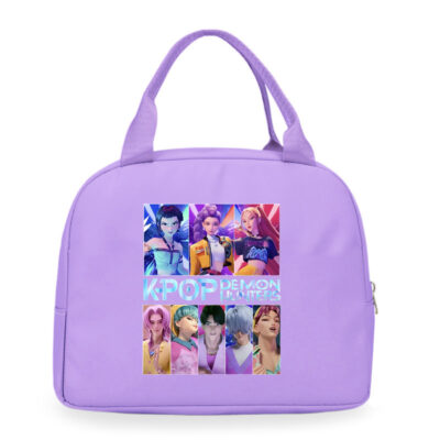 O1CN01snCIje1mhBUUtjbVw_!!6000000004985-0-cib Kpop Demon Hunters Lunchbag-Purple 35