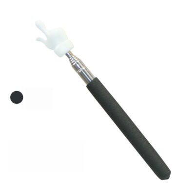 Telescopic Stainless Steel Pointer-Black + White Fingers