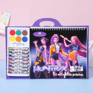 O1CN01yLxSZH28gCBFXRVDf_!!6000000007961-0-cib Children's Coloring Book-Witch Hunter Squad - Purple