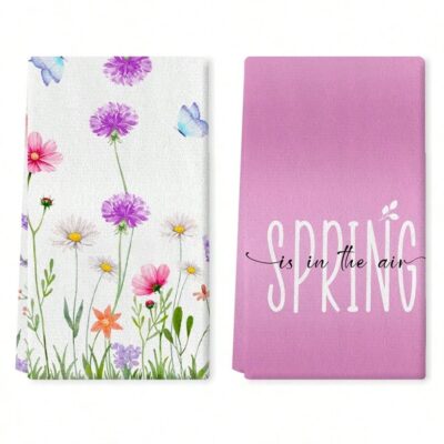 O1CN01zQpjj61K9T4okirF5_!!6000000001121-0-cib Summer Floral Print Towels-HMJB50-2
