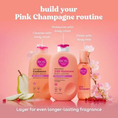 EOS Body Lotion Pink Champagne 16oz