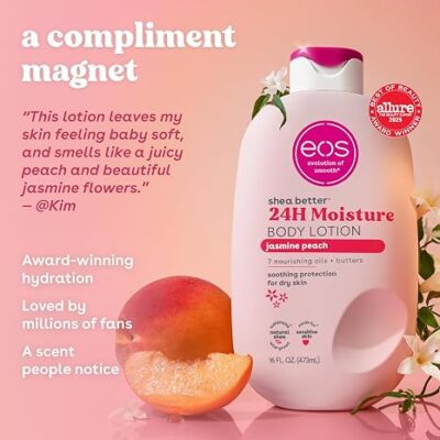 EOS Body Lotion Jasmine Peach 16oz