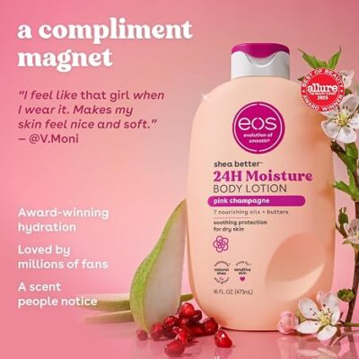 EOS Body Lotion Pink Champagne 16oz