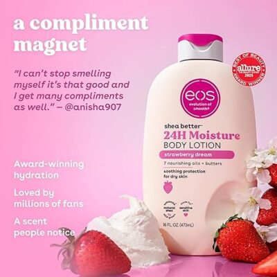 EOS Body Lotion Strawberry Dream 16oz