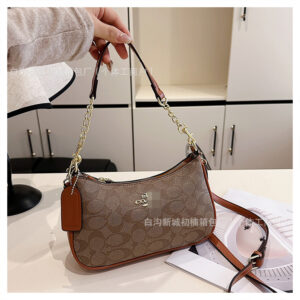 Casual Trendy Small Square Bag-Brown