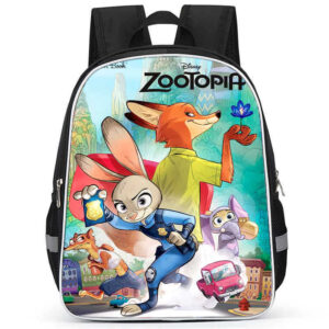 Student Backpack-13 Black Zootopia2 008