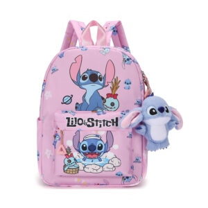 Stitch Children's Backpack-Pink