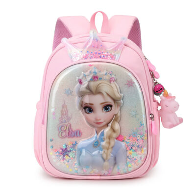 O1CN01FTj6vJ1rRgB35nfVE_!!6000000005628-0-cib Cartoon Hard-shell Children's Backpack-Pink Elsa