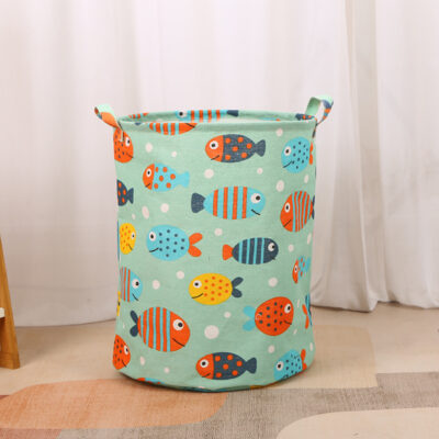 Oxford Cloth Storage Basket-Fish 40*50