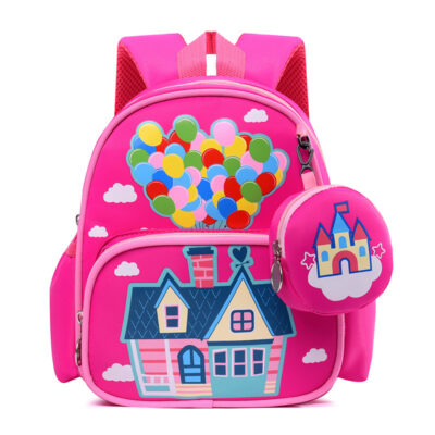 Stylish And Versatile Trendy Children's Backpack-Dark Pink
