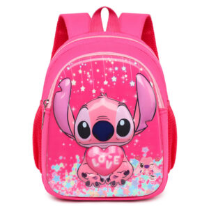 New Style Student Backpack-Rose Red - Style 1