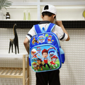 Cartoon Pattern Children's Backpack-Large Blue