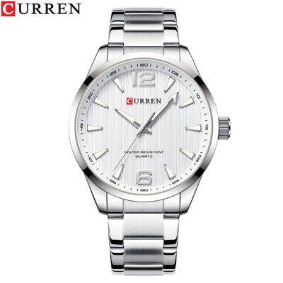 Curren Men's Watch-White shell