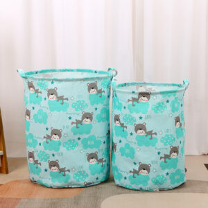 Oxford Cloth Storage Basket-Goodnight Bear 40*50