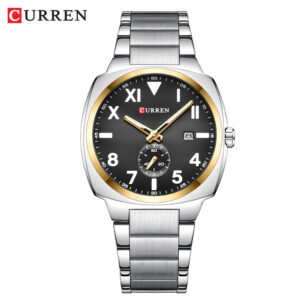 O1CN01WvnspM1I2wEGIiLQc_!!6000000000836-0-cib Curren Men's Watch-Gold Ring Black