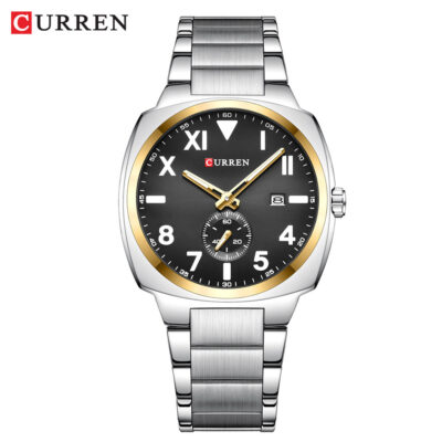 O1CN01WvnspM1I2wEGIiLQc_!!6000000000836-0-cib Curren Men's Watch-Gold Ring Black