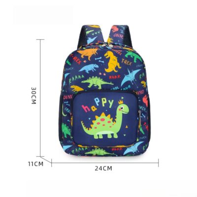 O1CN01WyZEcU1QMBmVu5GBP_!!6000000001961-0-cib Cartoon Pattern Children's Backpack-Dark blue dinosaur