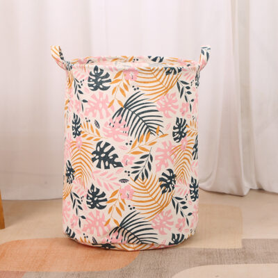 Oxford Cloth Storage Basket-Bamboo Leaf 40*50
