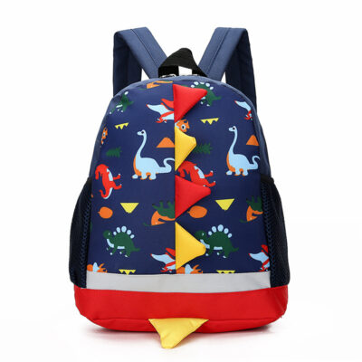O1CN01adB1Yc1Ip1nYOM8AD_!!6000000000941-0-cib Cartoon Dinosaur Children's Backpack-Dark blue