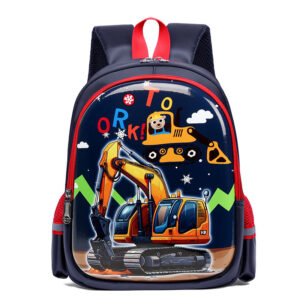 Middle And Large Class Backpack-Dark blue (excavator color)