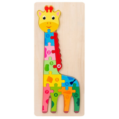 O1CN01at43Ze1nLwlIctJaB_!!6000000005074-0-cib 3D Wooden Puzzle-Giraffe