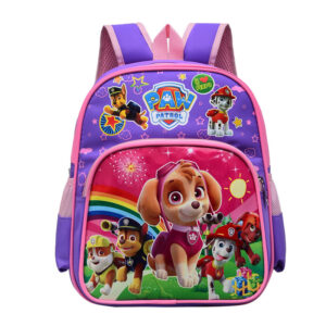 Cartoon Pattern Children's Backpack-Large Purple