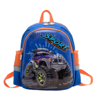 Stylish And Versatile Trendy Children's Backpack-Navy blue