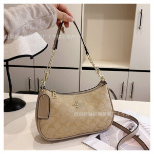 Casual Trendy Small Square Bag-Khaki