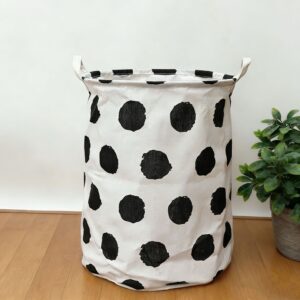 Oxford Cloth Storage Basket-Large black spots 40*50