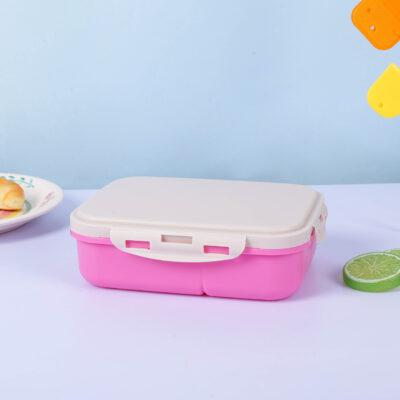 Japanese Style Wheat Straw Bento Box-Pink
