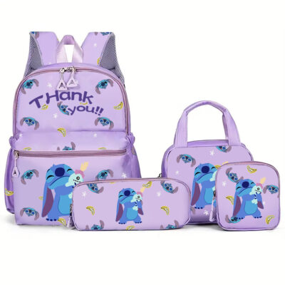 O1CN01rzsUQM227wrpTsHNo_!!6000000007074-0-cib Four-Piece Double Shoulder Backpack-Purple