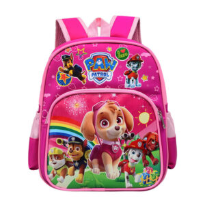 Cartoon Pattern Children's Backpack-Large Rose Red