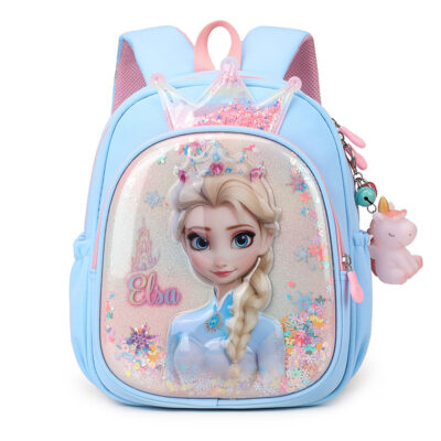 O1CN01vwWLDs1KTA8hYmGeP_!!6000000001164-0-cib Cartoon Hard-shell Children's Backpack-Blue Elsa