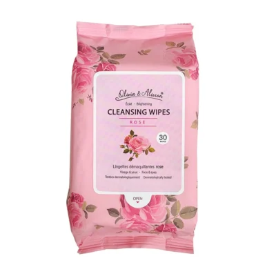 She Makeup Rose Makeup Cleansing Remover Wipes