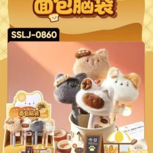 O1CN010BN4QX1cpklq7SYrQ_!!6000000003650-0-cib Cute Cartoon Plush Gel Pen-0860 Bread Head
