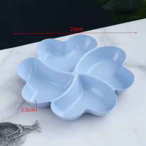 Dried Fruit Snack Plate-Nordic Blue