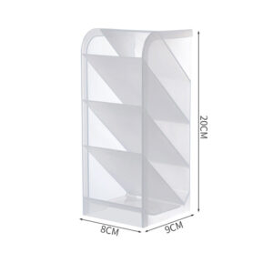 Desktop Organizer-Large transparent white (slanted insert)