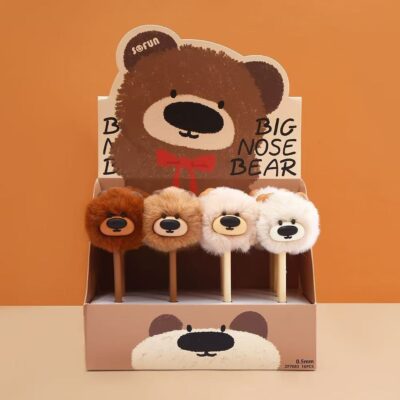 Cute Cartoon Plush Gel Pen-7083 Little Bear