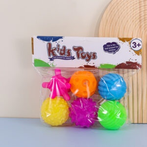 Chewable Baby Water Play Toy-6 brightly colored balls