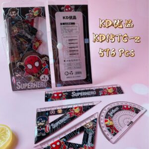 O1CN01QqTPie1da0ljFn0KS_!!6000000003751-0-cib Children's Cartoon Ruler Set-Spider-Man