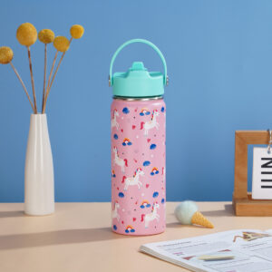 O1CN01asu75b1BzprSFWmsg_!!6000000000017-0-cib 18oz New Sports Water Bottle-Pink Unicorn - Cyan Lid
