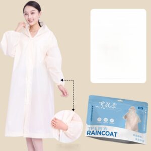 O1CN01iPD5k323PdoZSsgK9_!!6000000007248-0-cib Hooded Drawstring Raincoat- white