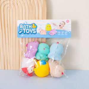 Chewable Baby Water Play Toy-6 Dinosaur Chicks